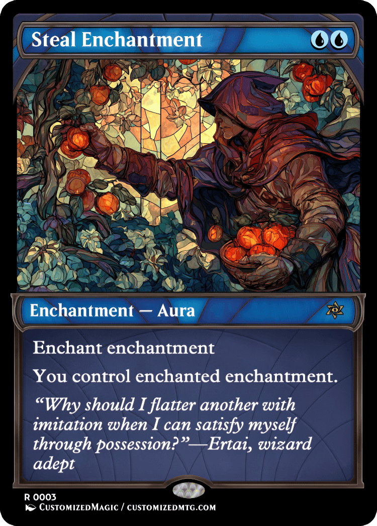 Steal Enchantment | Steal Enchantment.2 | Magic the Gathering / MTG Proxy Cards | Steal Enchantment Steal Enchantment - Image 2