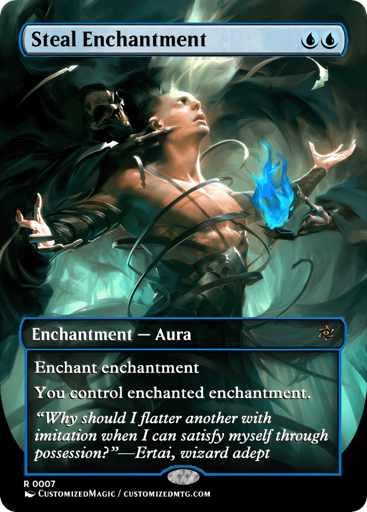 Steal Enchantment | Steal Enchantment.6 | Magic the Gathering / MTG Proxy Cards | Steal Enchantment Steal Enchantment - Image 4