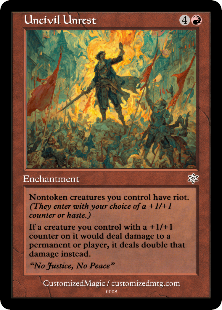 Uncivil Unrest | Uncivil Unrest.7 | Magic the Gathering / MTG Proxy Cards | Magic the Gathering Proxy Cards Uncivil Unrest | Uncivil Unrest.7 | Magic the Gathering / MTG Proxy Cards | Magic the Gathering Proxy Cards
