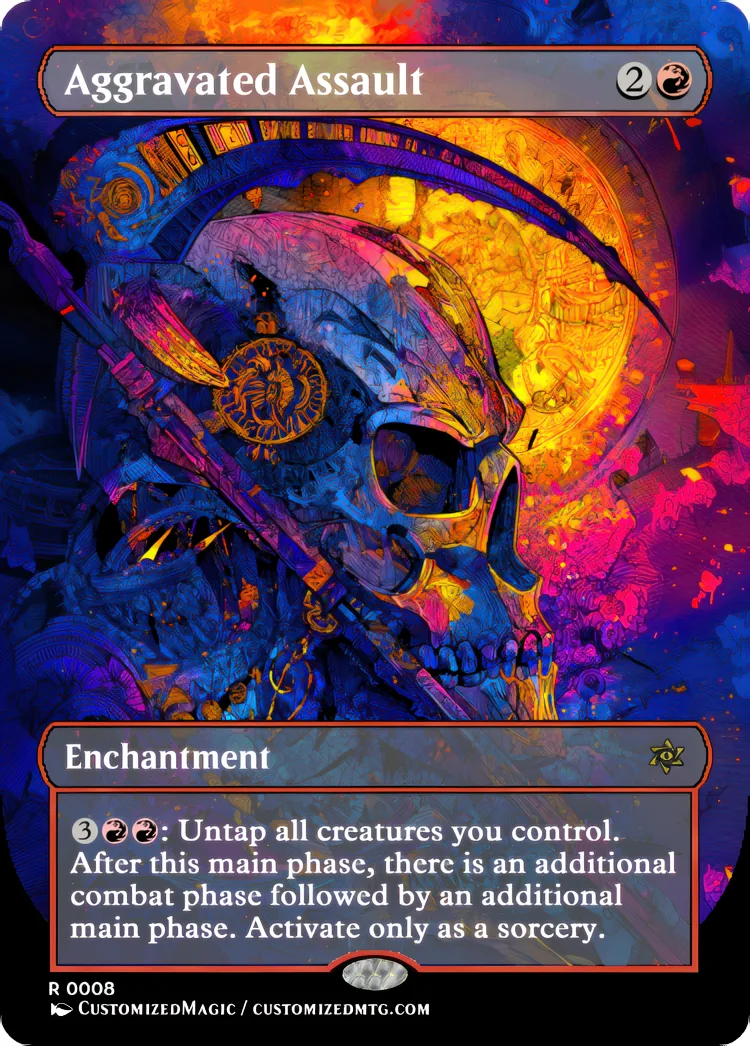 Aggravated Assault | Aggravated Assault.7 | Magic the Gathering / MTG Proxy Cards | Aether Vial