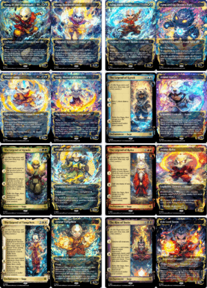 Avatar: The Last Airbender Double-Sided Commanders - Chibi Edition