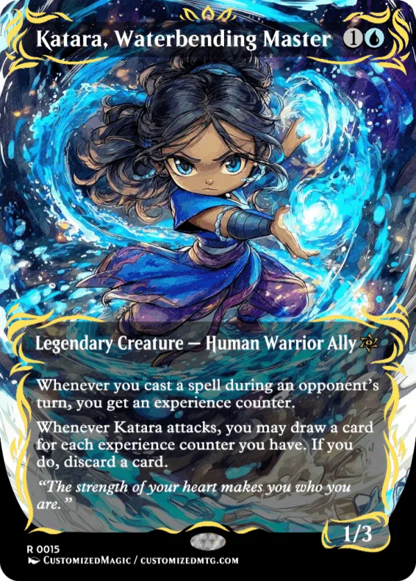 Katara, Waterbending Master 2枚セット Avatar: The Last Airbender Eternal Commander - Chibi Edition