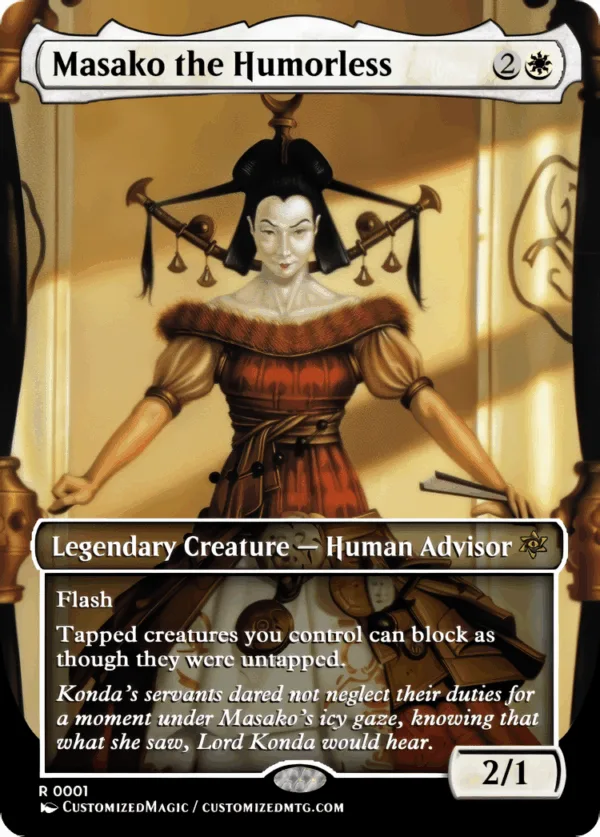 Masako The Humorless | Magic The Gathering Proxy Cards