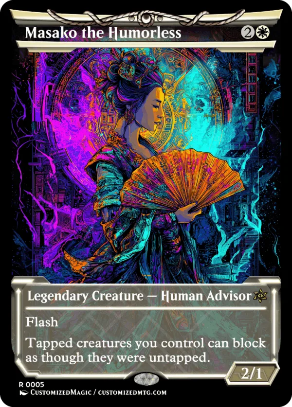 Masako The Humorless | Magic The Gathering Proxy Cards
