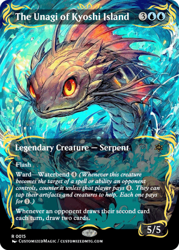 Unagi Card Avatar: The Last Airbender Commanders - Chibi Edition - Part 3 Of 3 ...