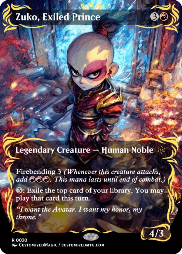 zack mtg card MTG Avatar: The Last Airbender