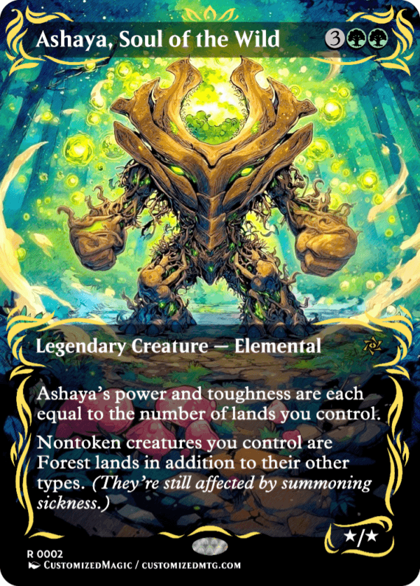 Ashaya, Soul Of The Wild | Magic The Gathering Proxy Cards