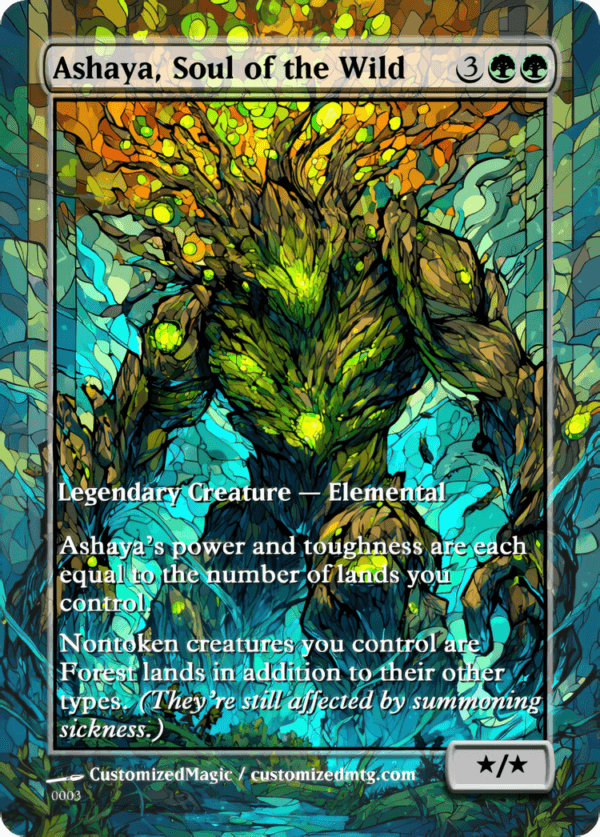 Ashaya, Soul Of The Wild | Magic The Gathering Proxy Cards