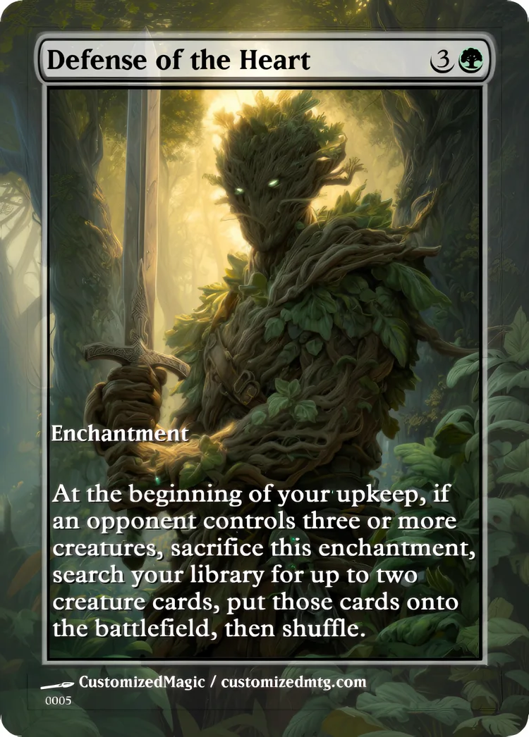 Defense of the Heart | Defense of the Heart.4 | Magic the Gathering / MTG Proxy Cards | Magic the Gathering Proxy Cards