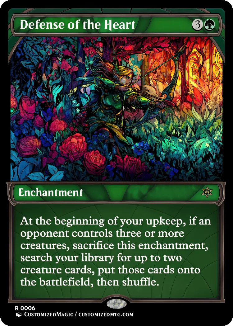 Defense of the Heart | Defense of the Heart.5 | Magic the Gathering / MTG Proxy Cards | Magic the Gathering Proxy Cards