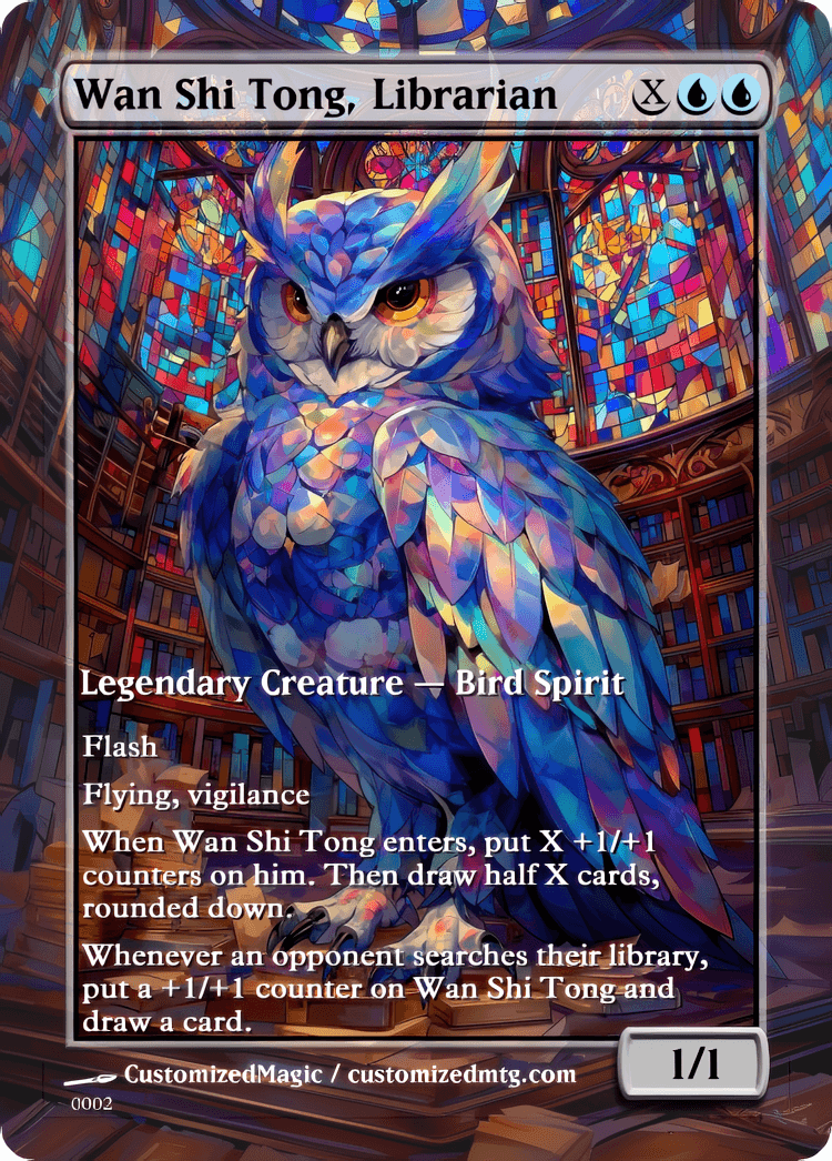Wan Shi Tong, Librarian | Wan Shi Tong Librarian.1 | Magic the Gathering / MTG Proxy Cards | Wan Shi Tong Wan Shi Tong, Librarian - Image 2
