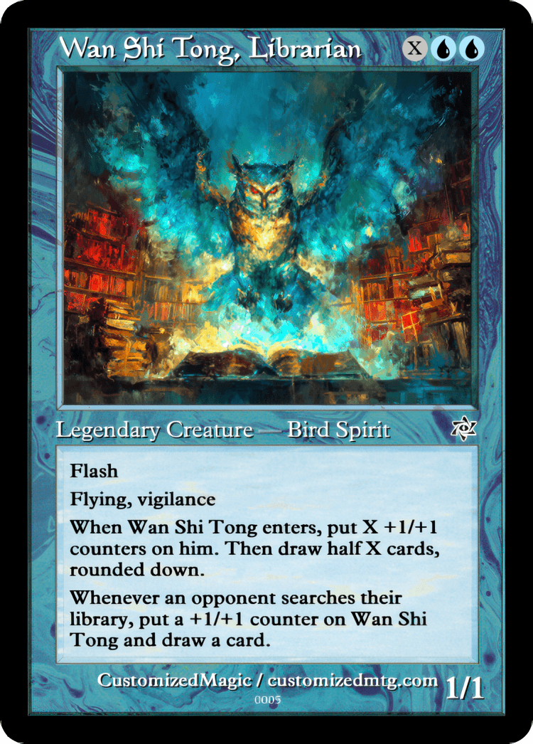 Wan Shi Tong, Librarian | Wan Shi Tong Librarian.4 | Magic the Gathering / MTG Proxy Cards | Wan Shi Tong Wan Shi Tong, Librarian - Image 5