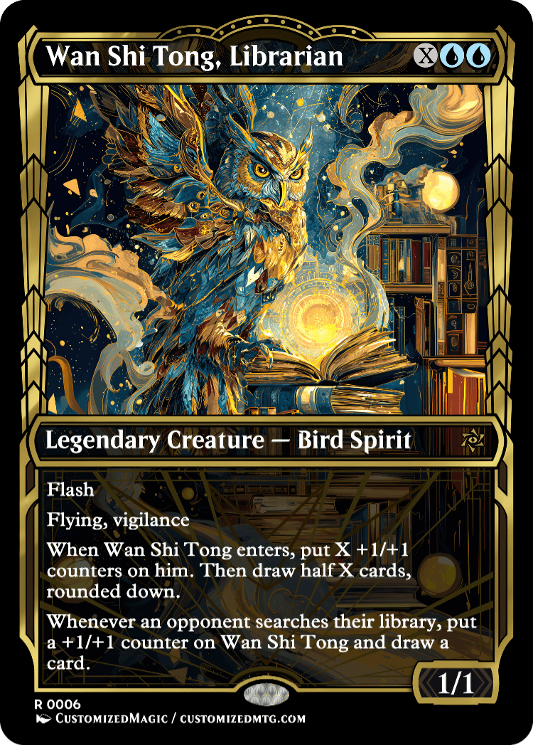 Wan Shi Tong, Librarian | Wan Shi Tong Librarian.5 | Magic the Gathering / MTG Proxy Cards | Wan Shi Tong Wan Shi Tong, Librarian