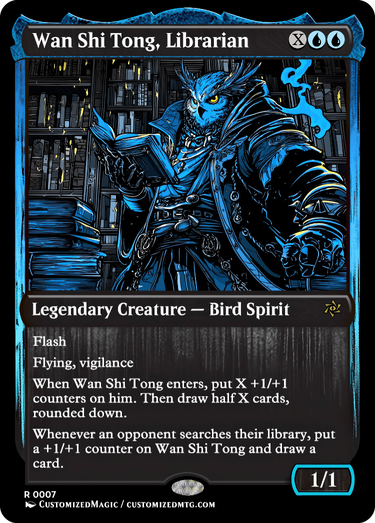 Wan Shi Tong, Librarian | Wan Shi Tong Librarian.6 | Magic the Gathering / MTG Proxy Cards | Wan Shi Tong Wan Shi Tong, Librarian - Image 6