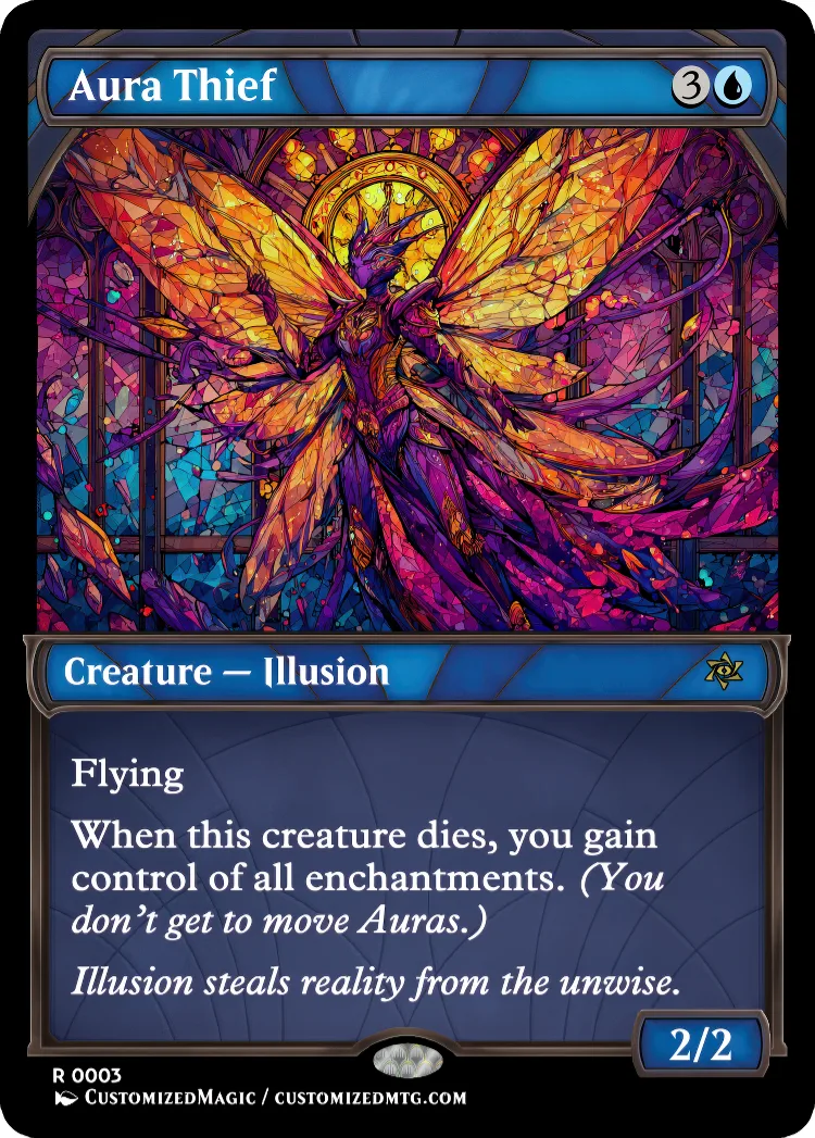 Aura Thief | Aura Thief.2 | Magic the Gathering / MTG Proxy Cards | Magic the Gathering Proxy Cards
