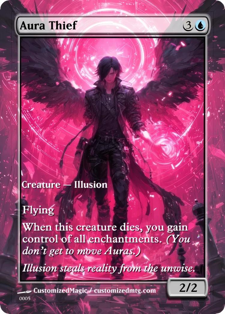 Aura Thief | Aura Thief.4 | Magic the Gathering / MTG Proxy Cards | Magic the Gathering Proxy Cards