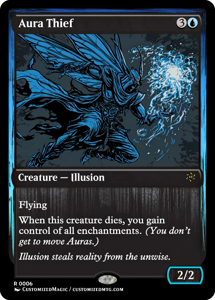Aura Thief | Aura Thief.5 | Magic the Gathering / MTG Proxy Cards | Magic the Gathering Proxy Cards