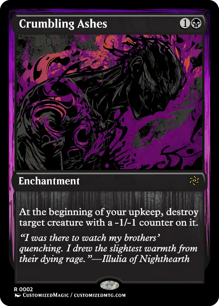 Crumbling Ashes | Crumbling Ashes.1 | Magic the Gathering / MTG Proxy Cards | Magic the Gathering Proxy Cards