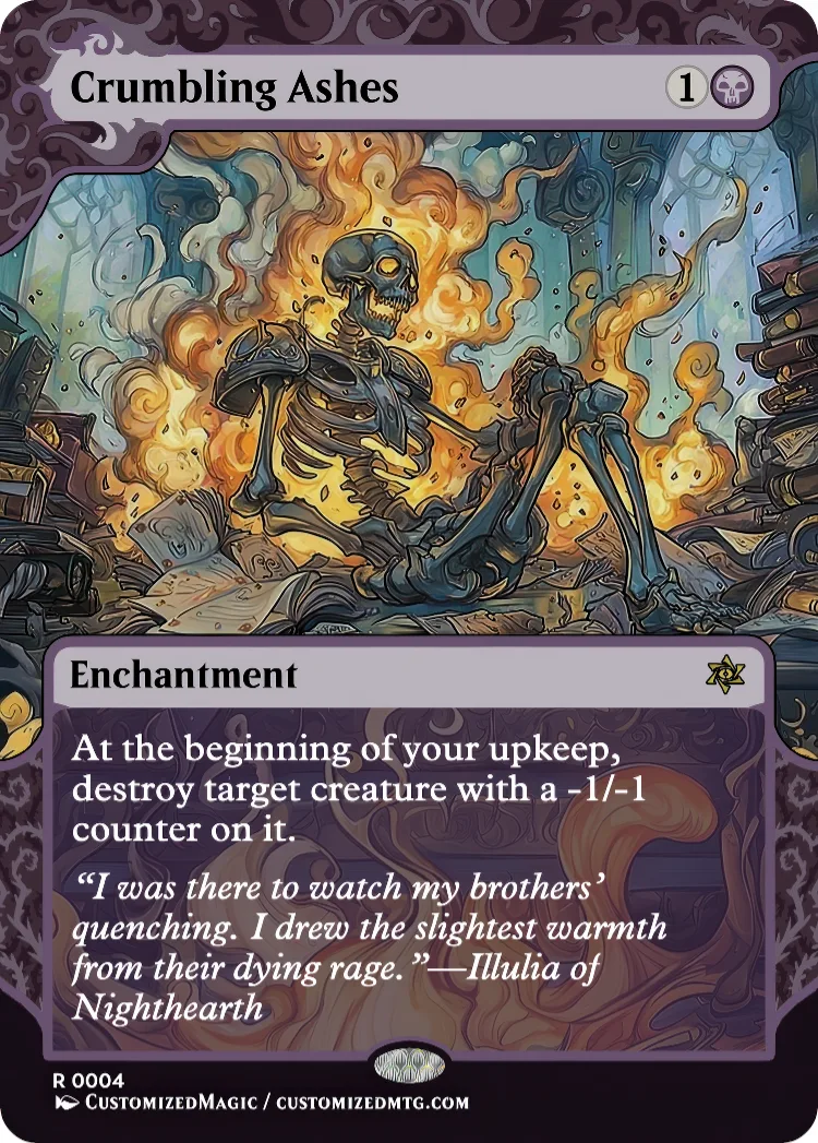 Crumbling Ashes | Crumbling Ashes.3 | Magic the Gathering / MTG Proxy Cards | Magic the Gathering Proxy Cards
