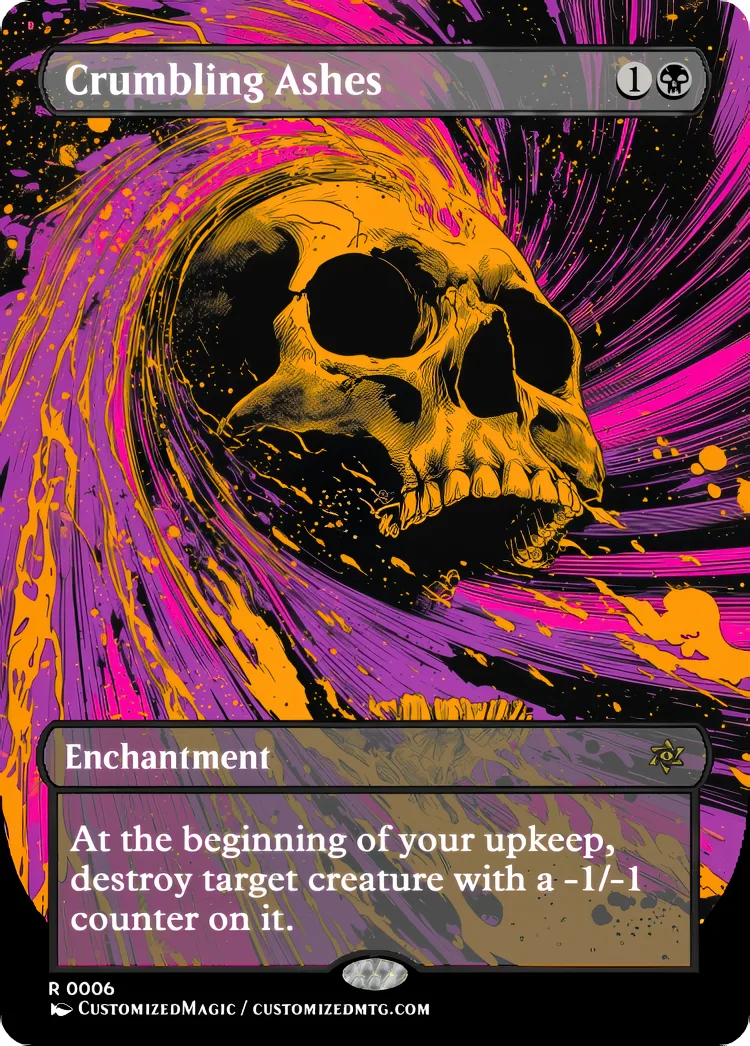 Crumbling Ashes | Crumbling Ashes.5 | Magic the Gathering / MTG Proxy Cards | Magic the Gathering Proxy Cards