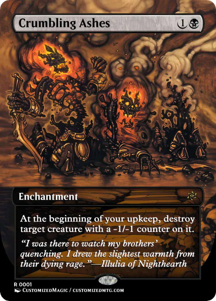 Crumbling Ashes | Crumbling Ashes | Magic the Gathering / MTG Proxy Cards | Magic the Gathering Proxy Cards