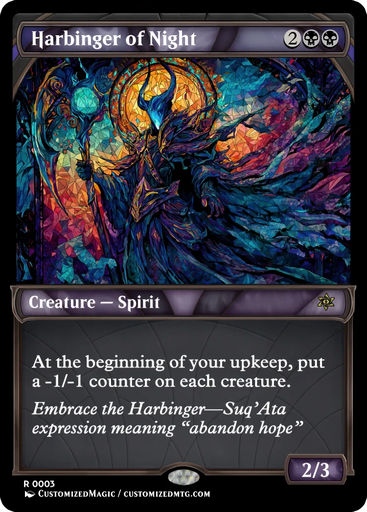 Harbinger of Night | Harbinger of Night.2 | Magic the Gathering / MTG Proxy Cards | Magic the Gathering Proxy Cards