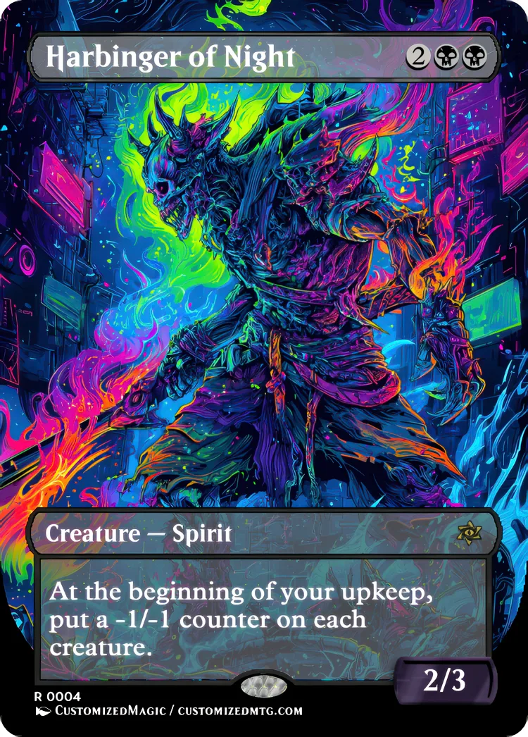 Harbinger of Night | Harbinger of Night.3 | Magic the Gathering / MTG Proxy Cards | Magic the Gathering Proxy Cards