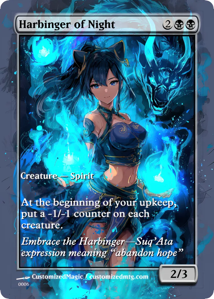 Harbinger of Night | Harbinger of Night.5 | Magic the Gathering / MTG Proxy Cards | Magic the Gathering Proxy Cards