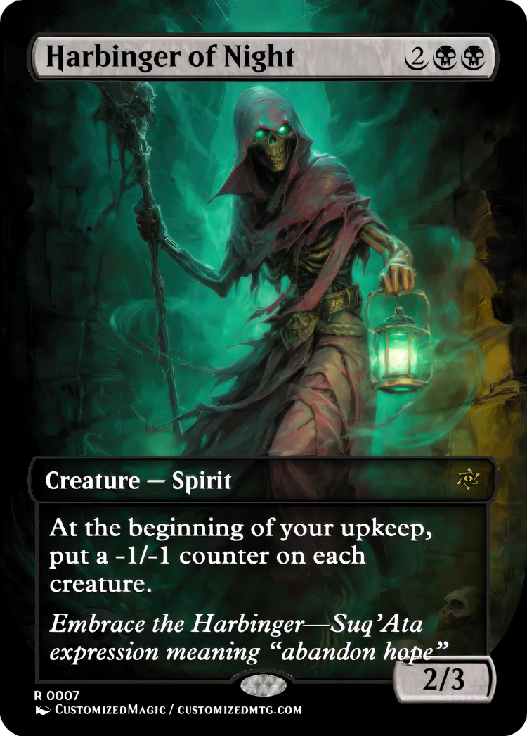 Harbinger of Night | Harbinger of Night.6 | Magic the Gathering / MTG Proxy Cards | Magic the Gathering Proxy Cards