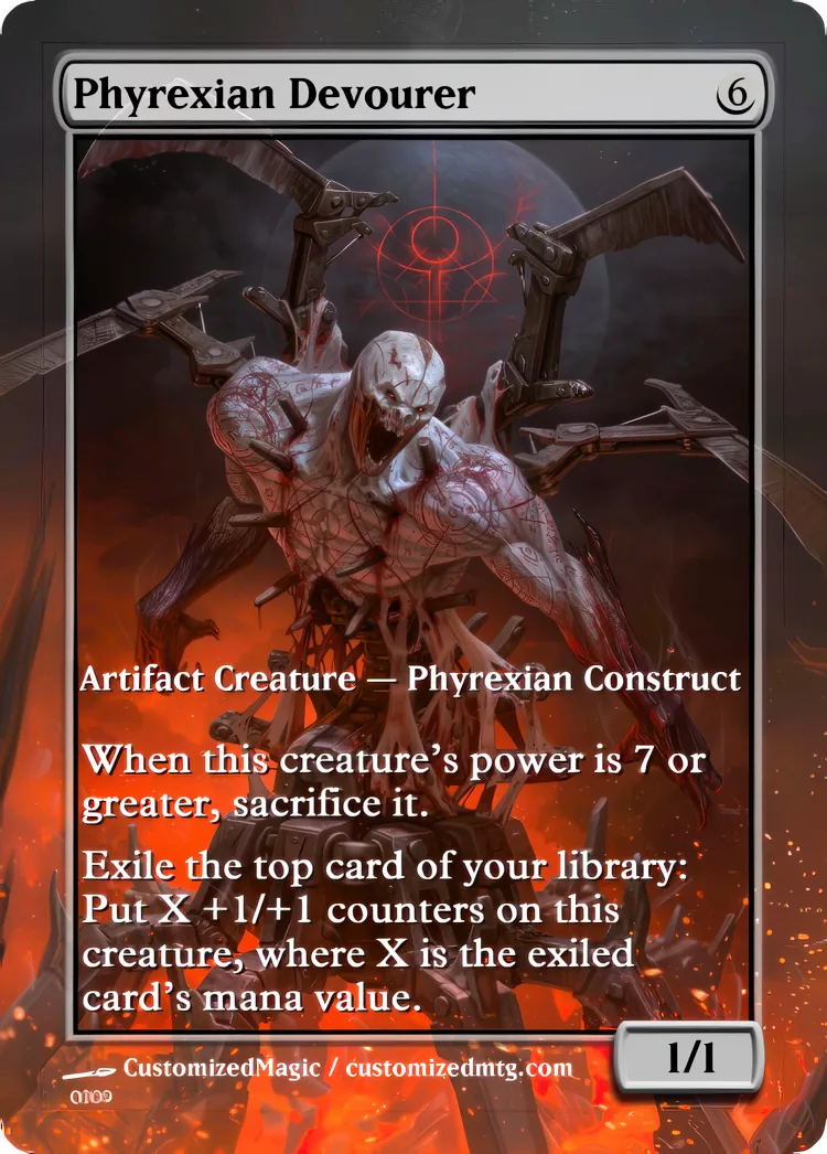 Phyrexian Devourer | Phyrexian Devourer.8 | Magic the Gathering / MTG Proxy Cards | Magic the Gathering Proxy Cards