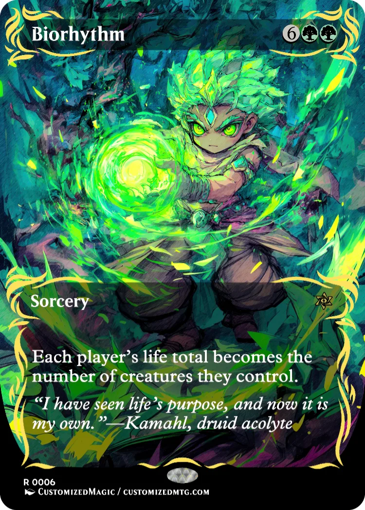 Biorhythm | Biorhythm.5 | Magic the Gathering / MTG Proxy Cards | Magic the Gathering Proxy Cards