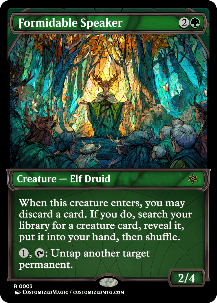 Formidable Speaker | Formidable Speaker.2 | Magic the Gathering / MTG Proxy Cards | Magic the Gathering Proxy Cards Formidable Speaker | Formidable Speaker.2 | Magic the Gathering / MTG Proxy Cards | Magic the Gathering Proxy Cards