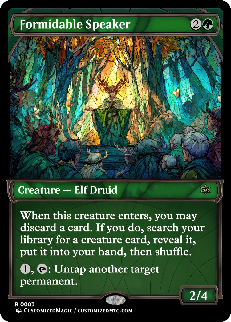 Formidable Speaker | Formidable Speaker.2 | Magic the Gathering / MTG Proxy Cards | Magic the Gathering Proxy Cards