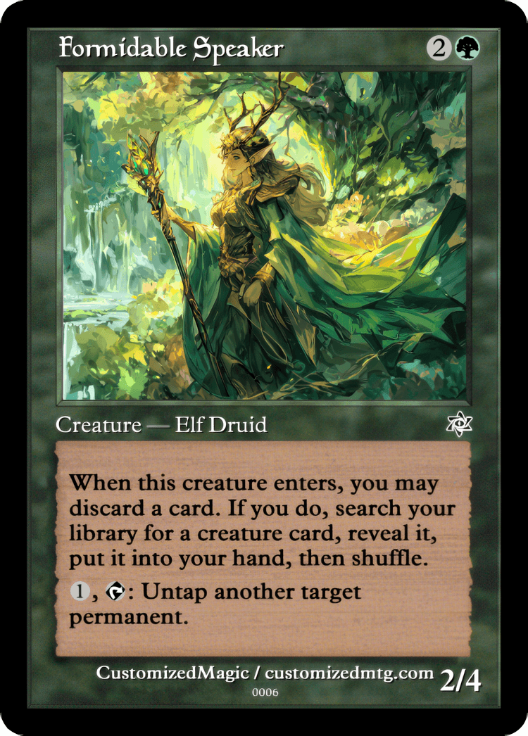 Formidable Speaker | Formidable Speaker.5 | Magic the Gathering / MTG Proxy Cards | Magic the Gathering Proxy Cards Formidable Speaker | Formidable Speaker.5 | Magic the Gathering / MTG Proxy Cards | Magic the Gathering Proxy Cards