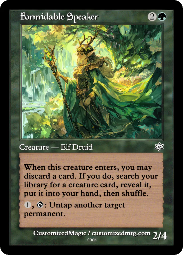 Formidable Speaker | Formidable Speaker.5 | Magic the Gathering / MTG Proxy Cards | Magic the Gathering Proxy Cards