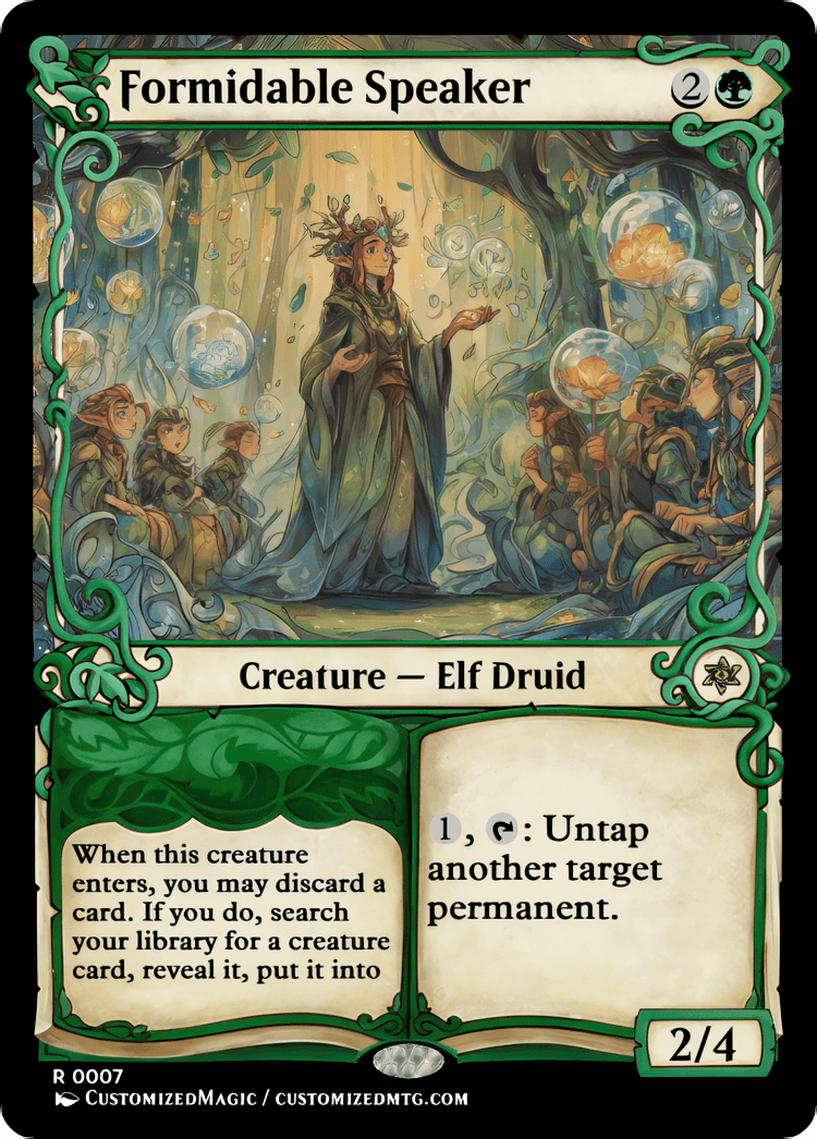 Formidable Speaker | Formidable Speaker.6 | Magic the Gathering / MTG Proxy Cards | Magic the Gathering Proxy Cards Formidable Speaker | Formidable Speaker.6 | Magic the Gathering / MTG Proxy Cards | Magic the Gathering Proxy Cards
