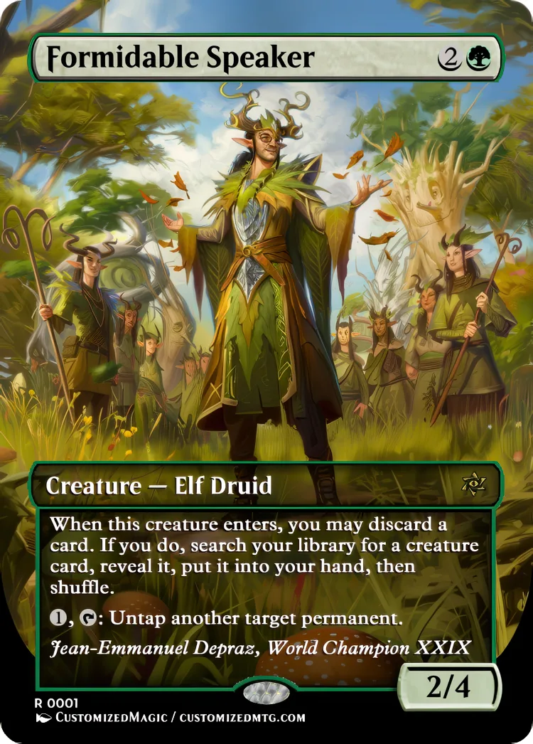 Formidable Speaker | Formidable Speaker | Magic the Gathering / MTG Proxy Cards | Magic the Gathering Proxy Cards