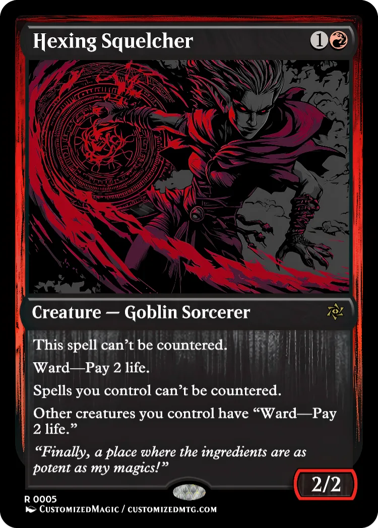 Hexing Squelcher | Hexing Squelcher.4 | Magic the Gathering / MTG Proxy Cards | Magic the Gathering Proxy Cards