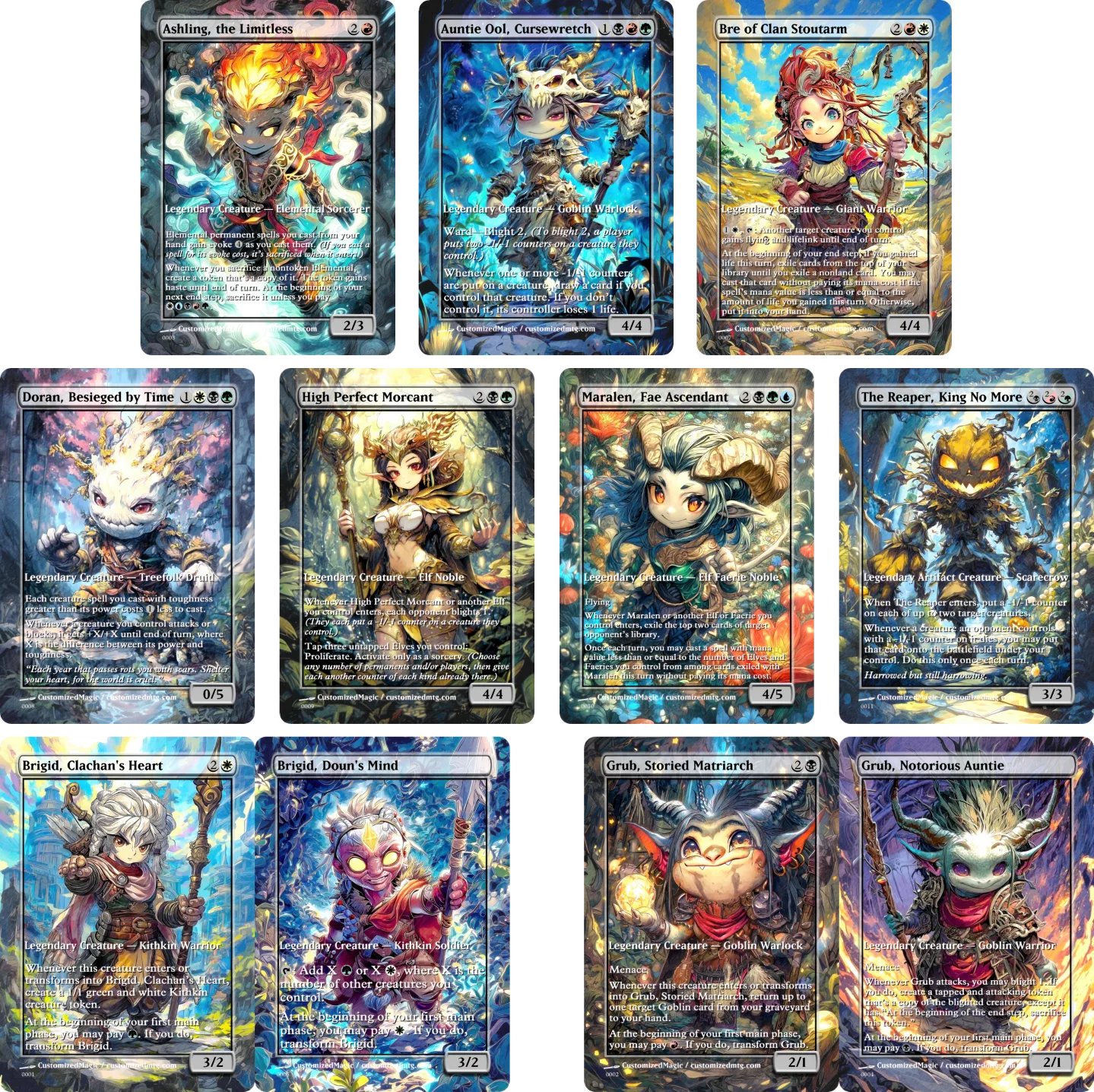 Lorwyn Eclipsed Commanders - Chibi Edition