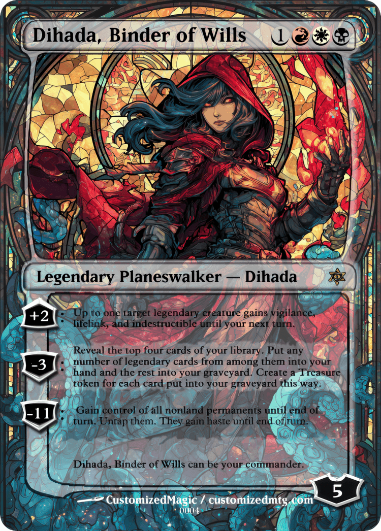 Dihada, Binder of Wills | Dihada Binder of Wills.13 | Magic the Gathering / MTG Proxy Cards | Dihada, Binder of Wills | Dihada Binder of Wills.13 | Magic the Gathering / MTG Proxy Cards |