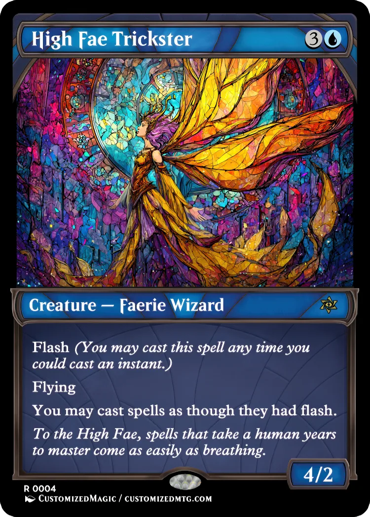 High Fae Trickster | High Fae Trickster.3 | Magic the Gathering / MTG Proxy Cards | Magic the Gathering Proxy Cards