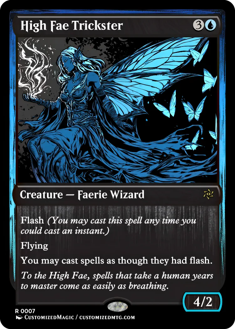 High Fae Trickster | High Fae Trickster.6 | Magic the Gathering / MTG Proxy Cards | Magic the Gathering Proxy Cards