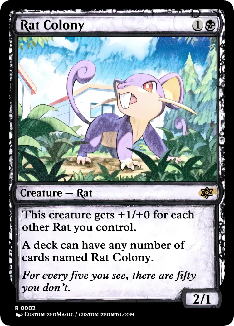 Rat Colony | Rat Colony.1 | Magic the Gathering / MTG Proxy Cards | Magic the Gathering Proxy Cards