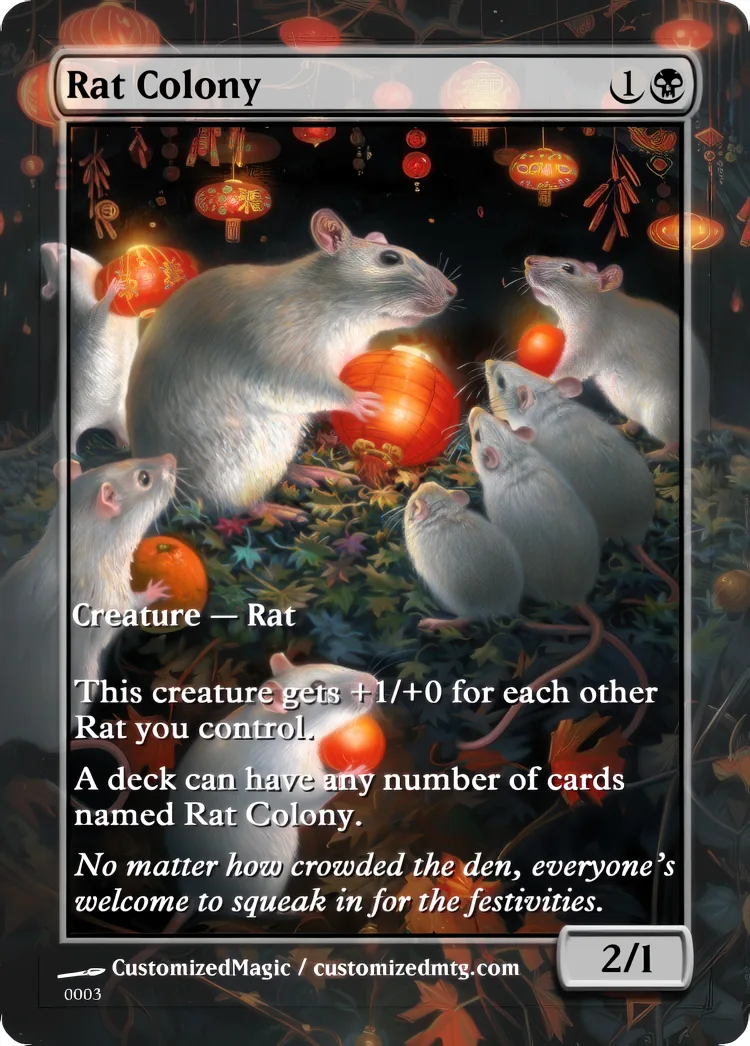 Rat Colony | Rat Colony.2 | Magic the Gathering / MTG Proxy Cards | Magic the Gathering Proxy Cards