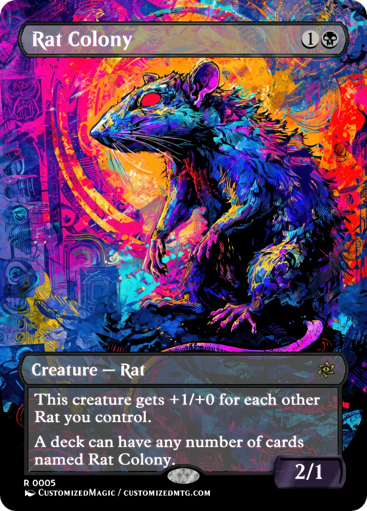 Rat Colony | Rat Colony.4 | Magic the Gathering / MTG Proxy Cards | Magic the Gathering Proxy Cards