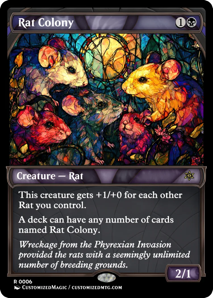 Rat Colony | Rat Colony.5 | Magic the Gathering / MTG Proxy Cards | Magic the Gathering Proxy Cards