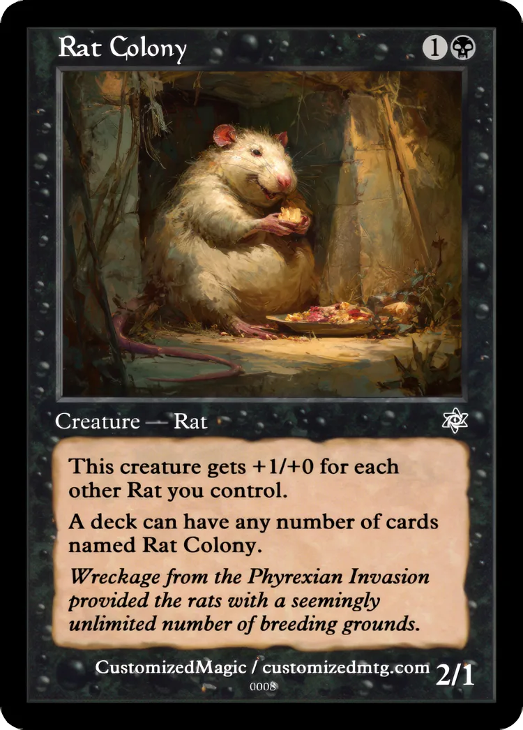 Rat Colony | Rat Colony.7 | Magic the Gathering / MTG Proxy Cards | Magic the Gathering Proxy Cards