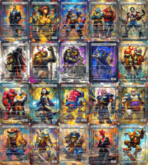 Homepage | Teenage Mutant Ninja Turtles Commanders Oil Painted Edition Part 1 of 2 | Magic the Gathering / MTG Proxy Cards | Magic the Gathering Proxy Cards Teenage Mutant Ninja Turtles Commanders - Oil Painted Edition Part 1 of 2