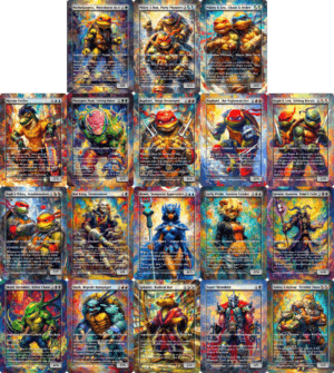 Homepage | Teenage Mutant Ninja Turtles Commanders Oil Painted Edition Part 2 of 2 | Magic the Gathering / MTG Proxy Cards | Magic the Gathering Proxy Cards Teenage Mutant Ninja Turtles Commanders - Oil Painted Edition Part 2 of 2