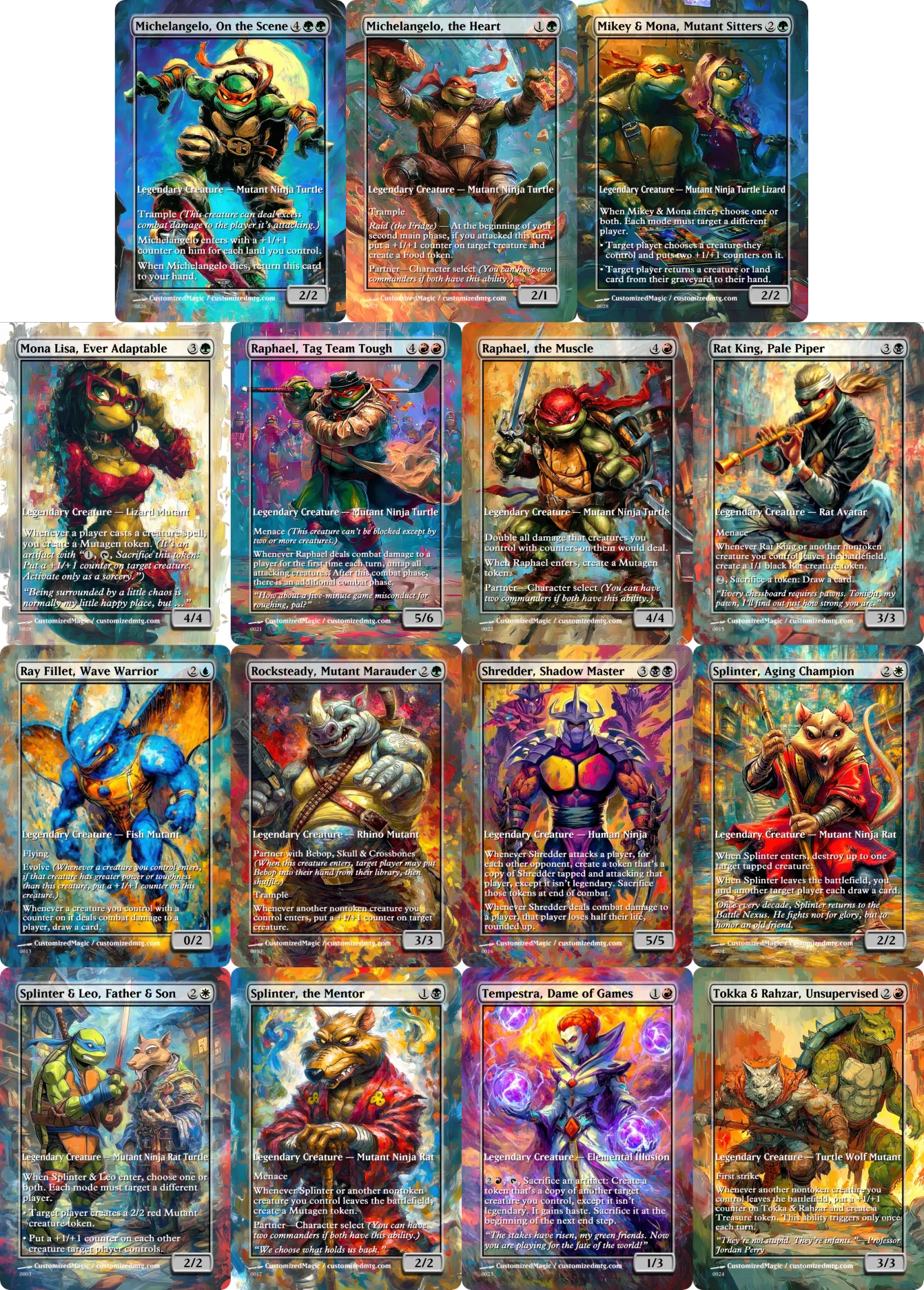 Teenage Mutant Ninja Turtles Eternal Commanders - Oil Painted Edition 2 of 2